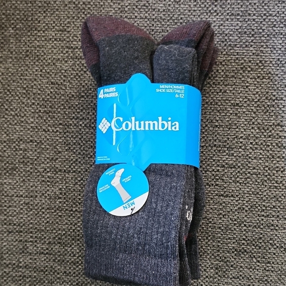 Columbia Other - Columbia Men's Gray Socks - 4 Pairs
